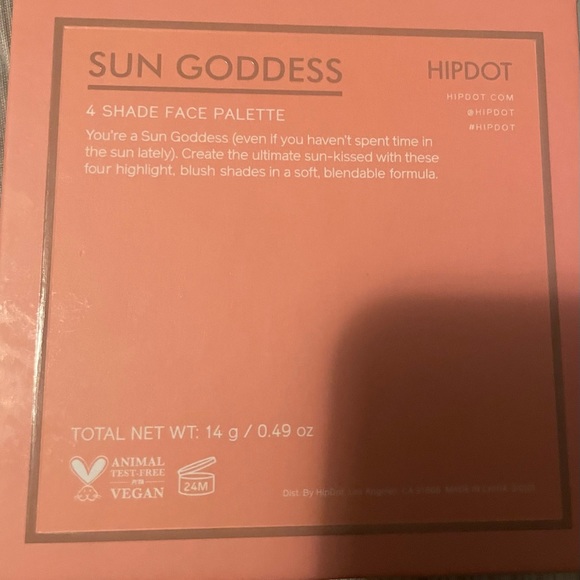 ⭐️Hipdot sun goddess 4 shade face palette - Picture 6 of 6